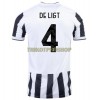 Original Fußballtrikot Juventus Matthijs de Ligt 4 Heimtrikot 2021-22 Für Herren